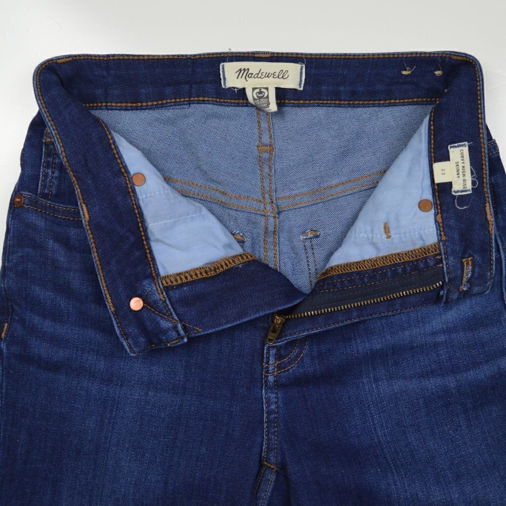 Madewell Curvy High Rise Skinny Jeans 23 - Picture 5 of 6